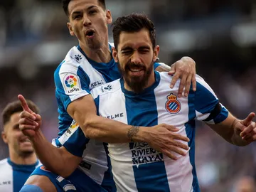 Borja Iglesias celebra un gol Borja Iglesias celebra un gol
