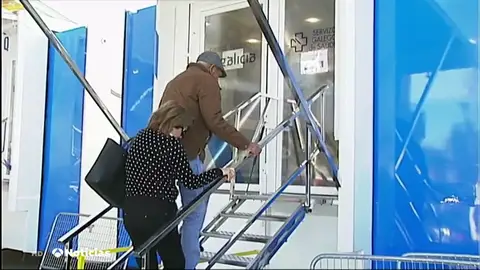instalan un consultorio móvil durante las reformas de un centro de salud de Pontevedra instalan un consultorio móvil durante las reformas de un centro de salud de Pontevedra
