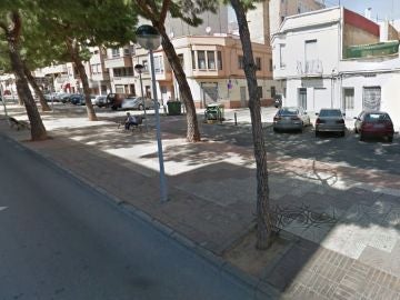 La calle en la que ocurrió la pelea