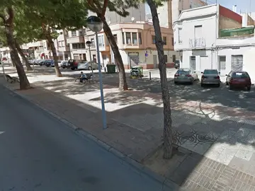 La calle en la que ocurrió la pelea La calle en la que ocurrió la pelea
