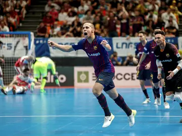 Ferrao celebra un gol Ferrao celebra un gol