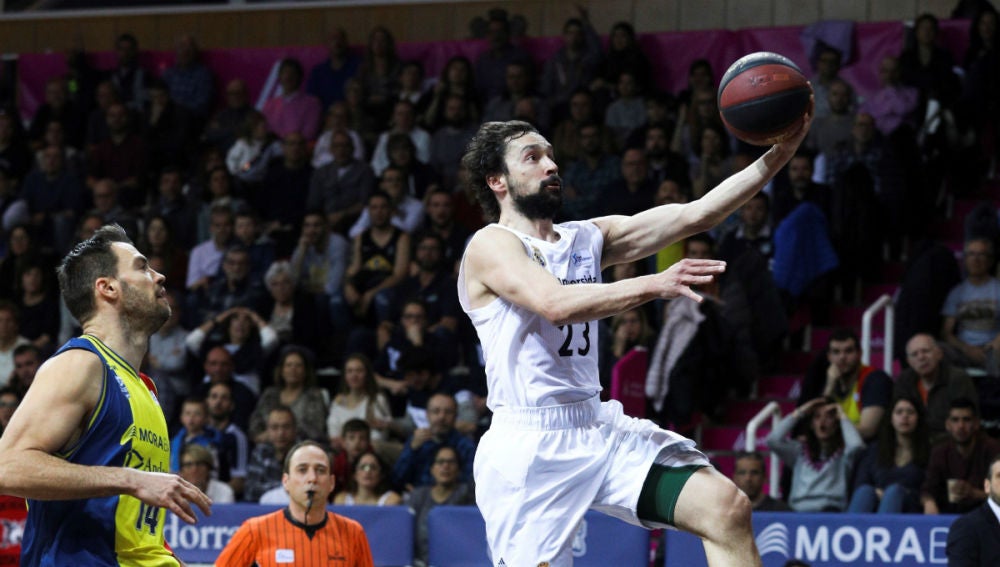 Sergio Llull entra a canasta