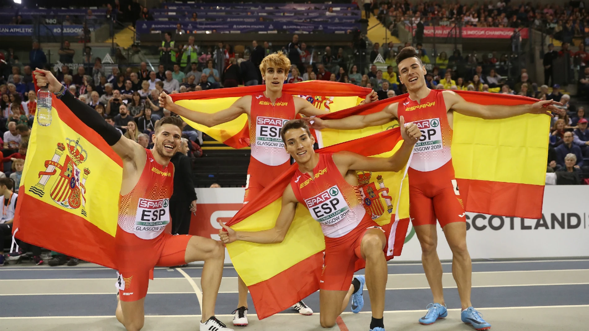 El cuarteto español de 4x400 El cuarteto español de 4x400