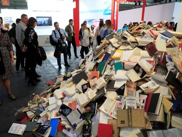 Vista de la obra 'Contrapposto', de artista madrileña Alicia Martín Vista de la obra 'Contrapposto', de artista madrileña Alicia Martín