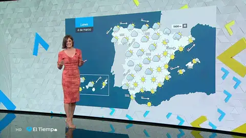 El lunes, descenso de temperaturas en gran parte de la Península El lunes, descenso de temperaturas en gran parte de la Península