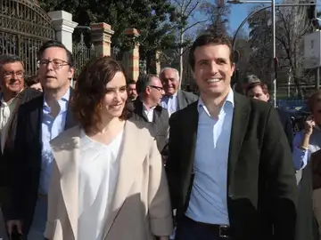 Pablo Casado e Isabel Díaz Ayuso Pablo Casado e Isabel Díaz Ayuso