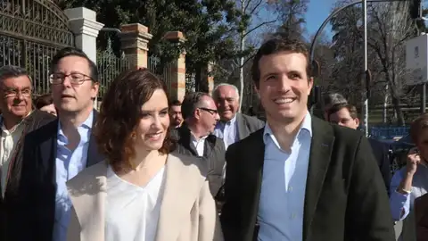 Pablo Casado e Isabel Díaz Ayuso Pablo Casado e Isabel Díaz Ayuso