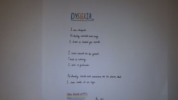 Poema sobre la dislexia