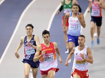 Jesús Gómez, en el Europeo de atletismo Jesús Gómez, en el Europeo de atletismo