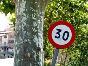 Señal de tráfico 30 km/h