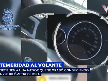 Detienen a una menor que circulaba a 200 kilómetros por hora Detienen a una menor que circulaba a 200 kilómetros por hora