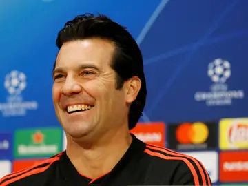 Solari, en rueda de prensa Solari, en rueda de prensa