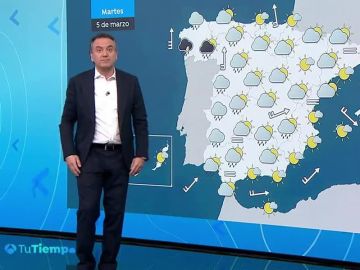 Una borrasca devuelve el tiempo 'normal' para la época: lluvias, nieve, viento y frío