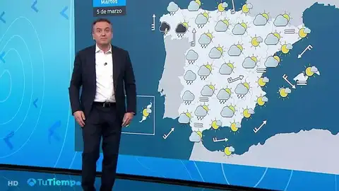 Una borrasca devuelve el tiempo 'normal' para la época: lluvias, nieve, viento y frío Una borrasca devuelve el tiempo 'normal' para la época: lluvias, nieve, viento y frío