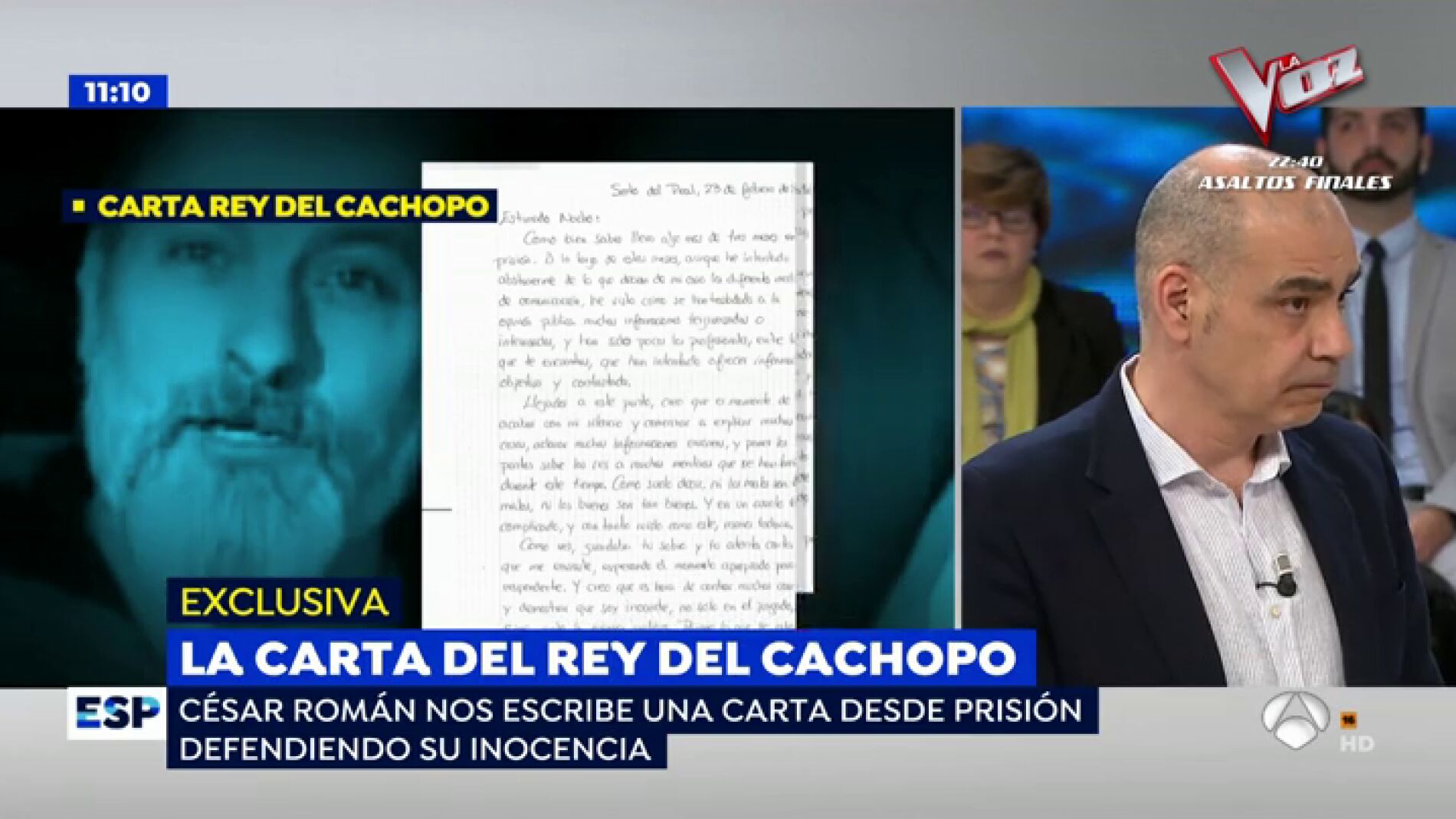La carta de C&eacute;sar Rom&aacute;n a Nacho Abad.