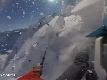 La escalofriante avalancha que sorprendió a tres esquiadores en Baqueira La escalofriante avalancha que sorprendió a tres esquiadores en Baqueira