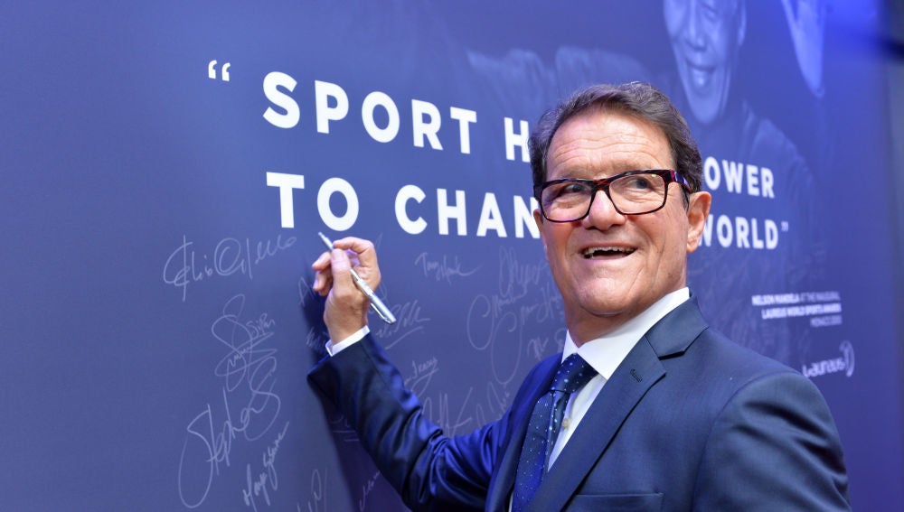 El entrenador Fabio Capello