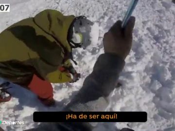 El angustioso rescate del esquiador que quedó atrapado tras una brutal avalancha en Baqueira: más de diez minutos sepultado en la nieve