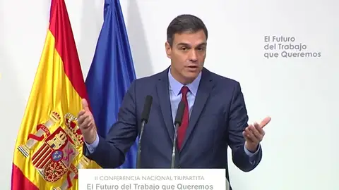 Sánchez promete mejorar la protección social en las nuevas formas de empleo Sánchez promete mejorar la protección social en las nuevas formas de empleo