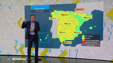 Llega la borrasca 'Laura' con fuertes rachas de viento