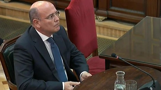 Destitución de Diego Pérez de los Cobos, jefe de la Guardia Civil en Madrid El coronel de la Guardia Civil Diego Pérez de los Cobos, durante su declaración en el juicio del 'procés'