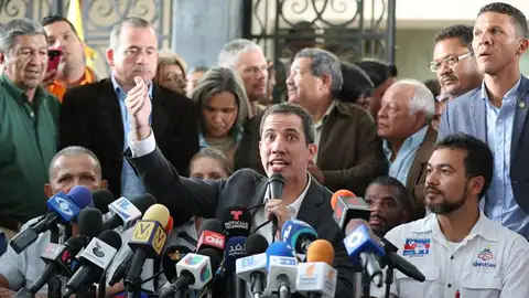 Juan Guaidó, jefe del Parlamento. Juan Guaidó, jefe del Parlamento.