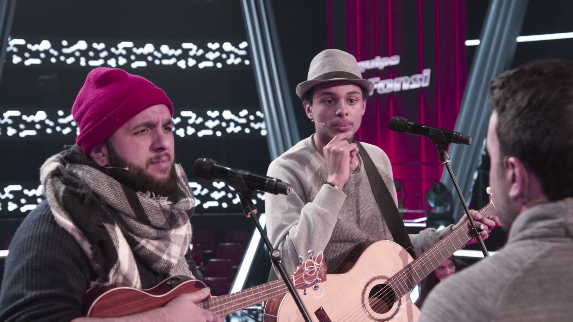 V&Iacute;DEO-LA VOZ: Domingo Ondiz y Roy Borland, preocupados por un importante matiz de su canci&oacute;n durante su ensayo de los Asaltos