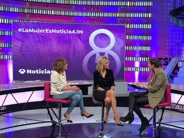 Nuria Donate (izquierda), Susanna Griso y África de Robert. Nuria Donate (izquierda), Susanna Griso y África de Robert.