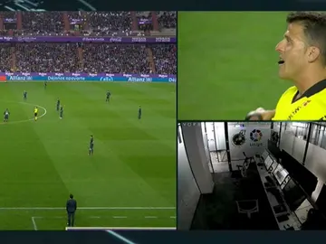 La sala VAR, vacía La sala VAR, vacía