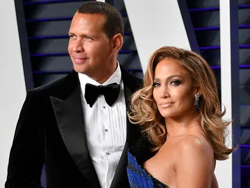 Jennifer Lopez y su futuro marido Alex Rodriguez Jennifer Lopez y su futuro marido Alex Rodriguez