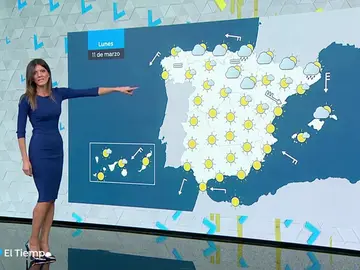 Las temperaturas subirán aún más el lunes en Andalucía y bajarán en el nordeste Las temperaturas subirán aún más el lunes en Andalucía y bajarán en el nordeste