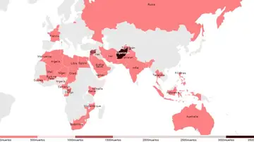 Mapa del yihadismo 2018 Mapa del yihadismo 2018