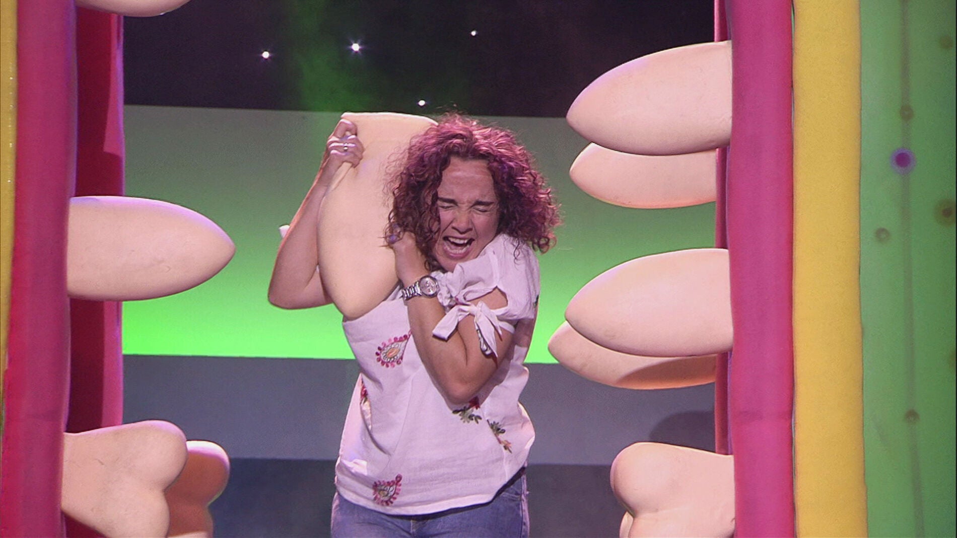 Descontrol, muchos nervios y problemas con "el aliento" en un nuevo programa de 'Juego de juegos'