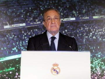 Florentino Pérez en el Bernabeu Florentino Pérez en el Bernabeu