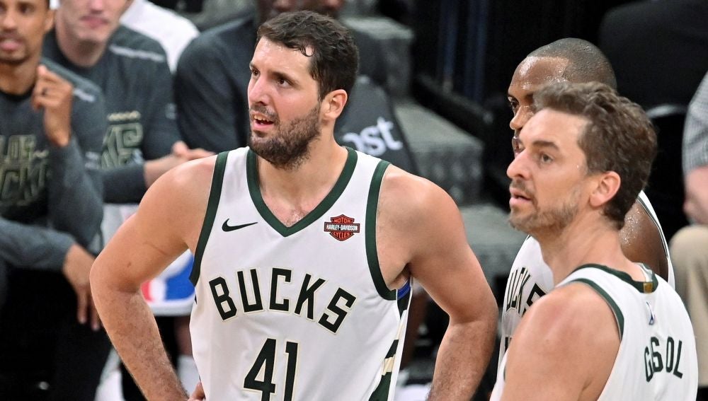 Miortic y Gasol, juntos en pista con los Bucks