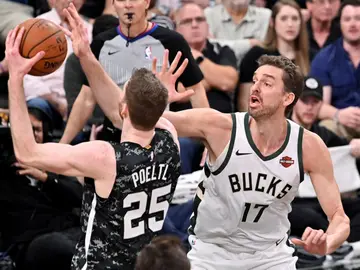 Pau Gasol, durante el partido contra los Spurs Pau Gasol, durante el partido contra los Spurs