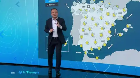 Tiempo estable y cielos poco nubosos en la mayor parte del país Tiempo estable y cielos poco nubosos en la mayor parte del país