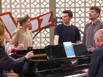 VÍDEO: Marlo y Ángel y Leo trabajan para empastar sus voces en el ensayo de la Batalla de ‘La Voz’ VÍDEO: Marlo y Ángel y Leo trabajan para empastar sus voces en el ensayo de la Batalla de ‘La Voz’