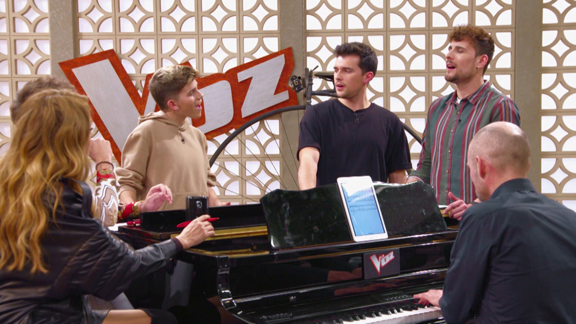 V&Iacute;DEO: Marlo y &Aacute;ngel y Leo trabajan para empastar sus voces en el ensayo de la Batalla de &lsquo;La Voz&rsquo;