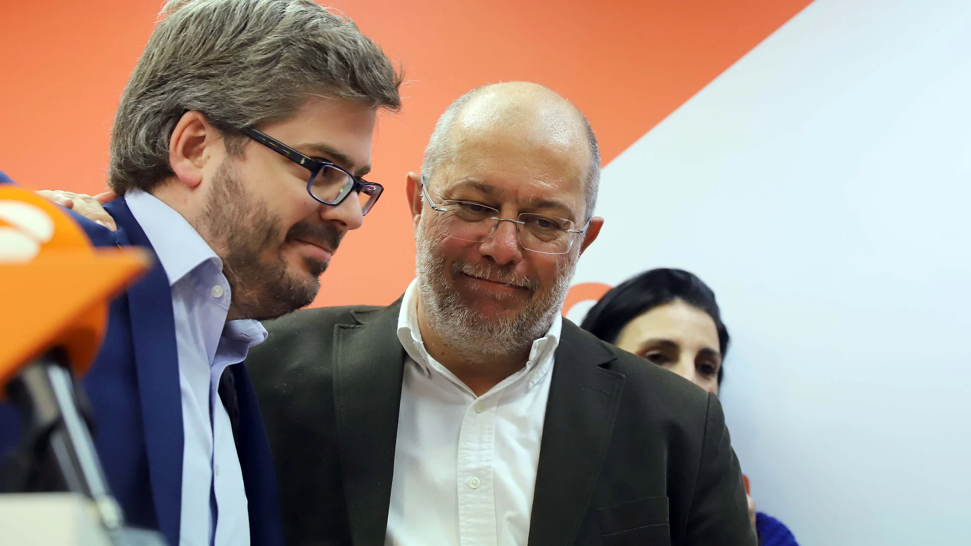 Fran Hervías, cuando todavía era secretario de organización de Ciudadanos junto a Francisco Igea Fran Hervías, cuando todavía era secretario de organización de Ciudadanos junto a Francisco Igea