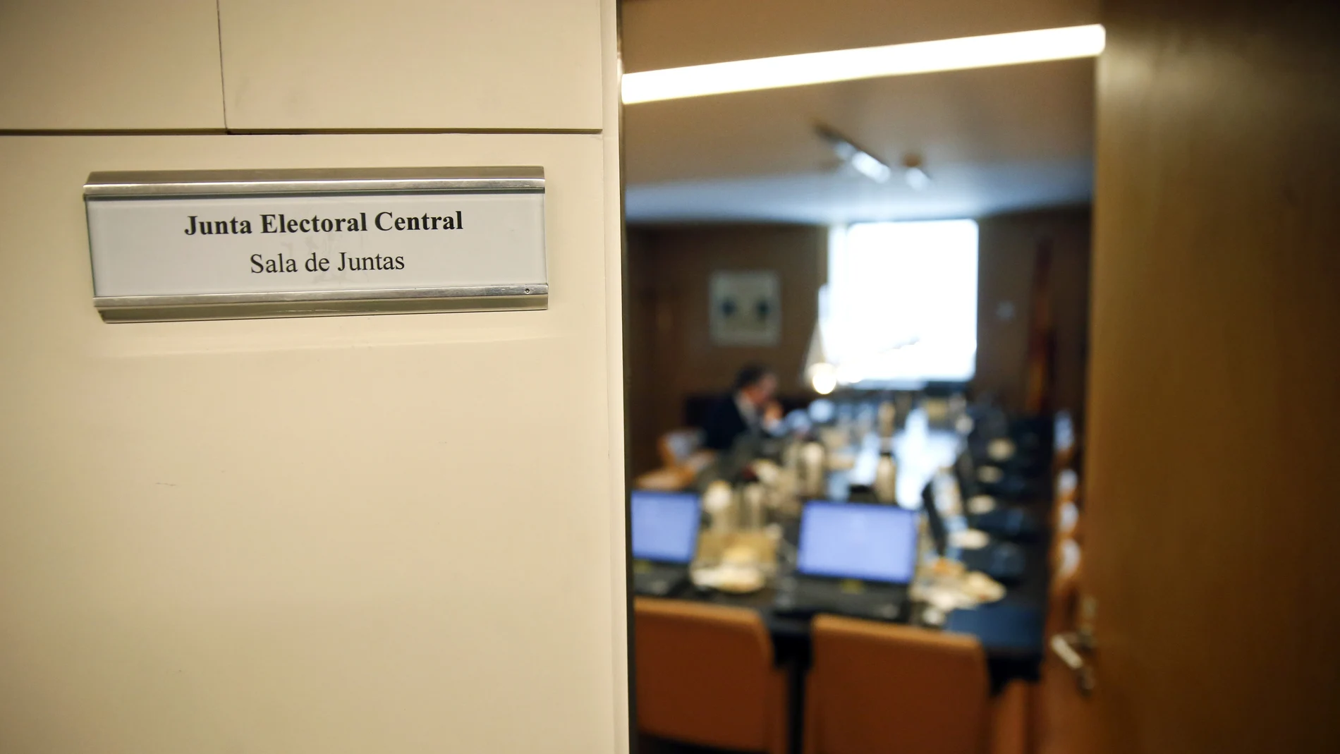 Imagen de la Sala de Juntas, de la Junta Electoral Central (JEC) Imagen de la Sala de Juntas, de la Junta Electoral Central (JEC)