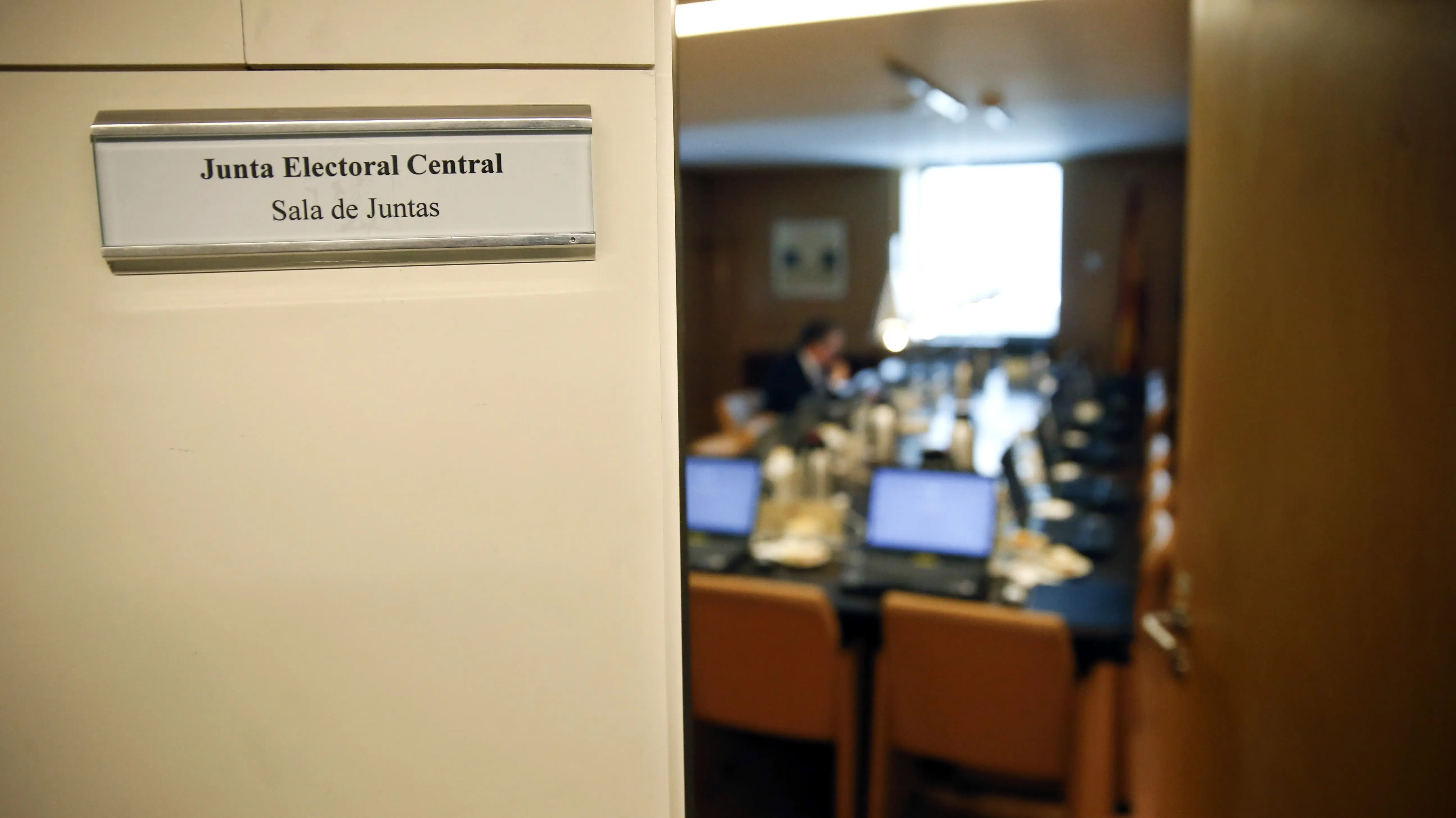 Imagen de la Sala de Juntas, de la Junta Electoral Central (JEC)