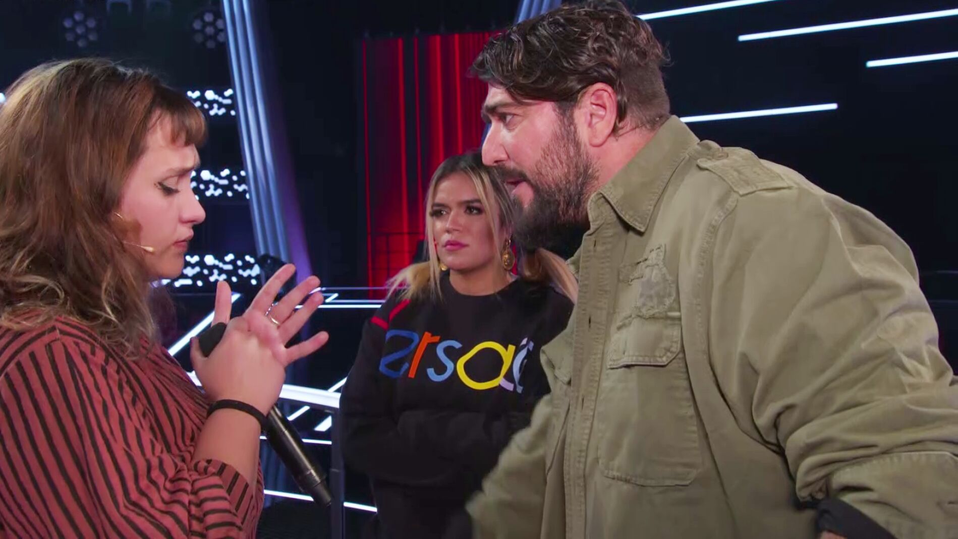 La bronca de Antonio Orozco a Lia Kali por no haber trabajado su canci&oacute;n para la Batalla Final de 'La Voz'