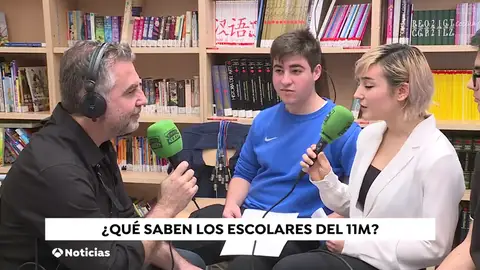"Más de uno" de Onda Cero se traslada a las aulas en el aniversario del 11M "Más de uno" de Onda Cero se traslada a las aulas en el aniversario del 11M