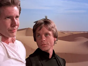 Han Solo y Luke Skywalker en 'Star Wars' Han Solo y Luke Skywalker en 'Star Wars'