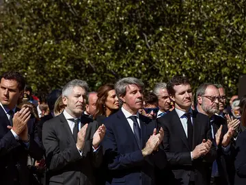 Pablo Casado, Ángel Garrido, Fernando Grande-Marlaska, Albert Rivera Pablo Casado, Ángel Garrido, Fernando Grande-Marlaska, Albert Rivera