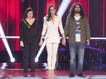 Pablo López se declara a Auba Murillo y Tomás Basso en ‘La Voz’: “Os quiero muchísimo a los dos” Pablo López se declara a Auba Murillo y Tomás Basso en ‘La Voz’: “Os quiero muchísimo a los dos”