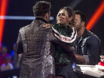 VÍDEO: David Bustamante y Karol G seducen al público aprendiendo a bailar kizomba VÍDEO: David Bustamante y Karol G seducen al público aprendiendo a bailar kizomba