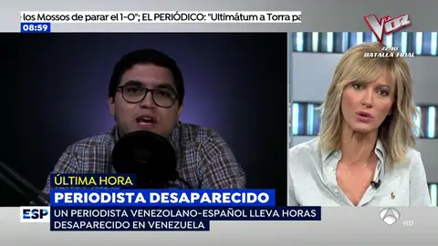 Habla el padre del periodista español desaparecido en Venezuela: "No creo que el Gobierno se vaya a meter en un problemón" periodista