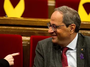 El presidente de la Generalitat, Quim Torra El presidente de la Generalitat, Quim Torra